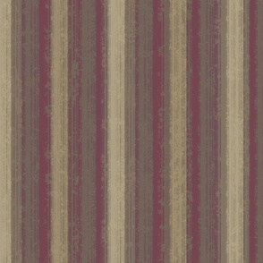 Seductive Stripes in Tuscany brown and Merlot Red