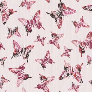 Butterflies - Candy Floss Pink