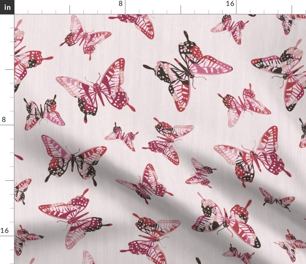 Butterflies - Candy Floss Pink