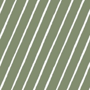 Small - Candy Stripe - Holy Green