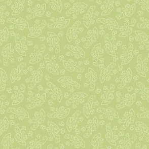 Light Green Floral