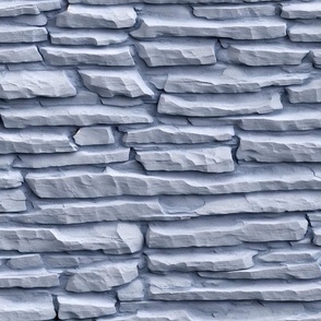 Stone Brick Wall, Blue Grey Blue-ish Gray