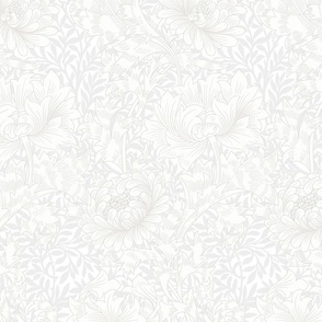 William Morris "Chrysanthemum" 7 almost white