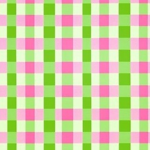 green and pink checkers