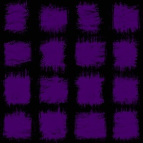 Grunge Texture Grid Purple and Black (#440065)