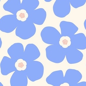 Forget Me Not Blue Flower Bold Medium