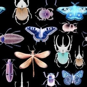 Inverted Color Pastel Bugs