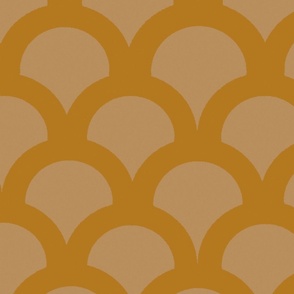 Scallop Marigold Wallpaper- 12 inches