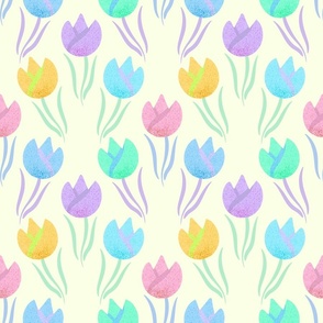 Pastel tulips