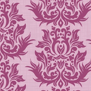 Minimalism Damask linen texture print design