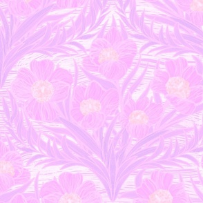 Pastel Pink Wildflowers
