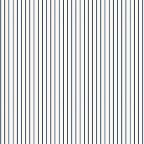 Modern Minimal Navy Blue Stripes
