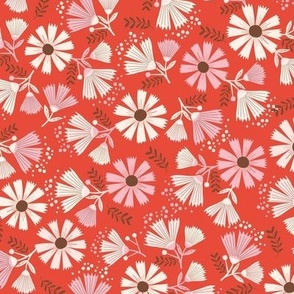 Jungle Floral Red