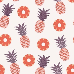 pineapple, summer, fruit, fresh, tropical pool party (large)