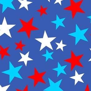 10x10 Large Fourth of July stars