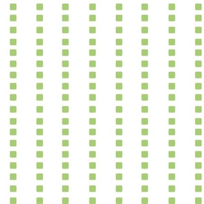 Simple Boxed Stripe - Green and White 
