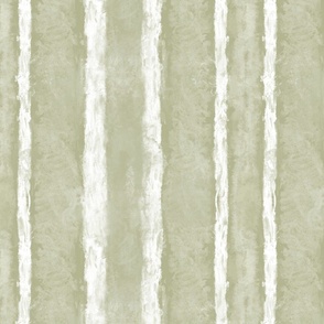 Rustic Stripes Green and White 