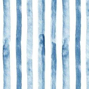 12" Vertical stripes in blue - vertical