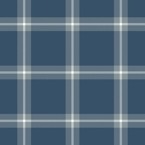 Blue Grey Plaid