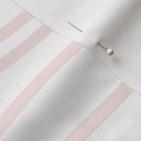 Wavy Stripes in Baby Pink on White 