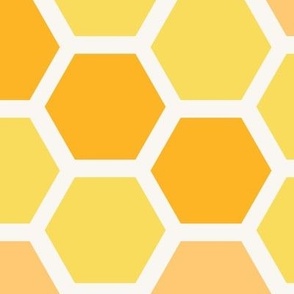 Honeycomb - yellow - large