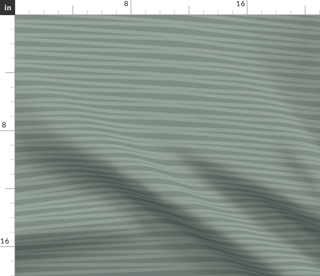 Japandi Warm Minimalism Horizontal Stripes Green Ash Gray