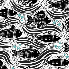 Bold Graphic Fishies