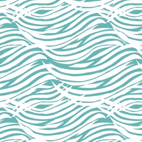 Bold Graphic Ocean Waves