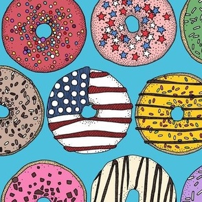 american donuts blue large