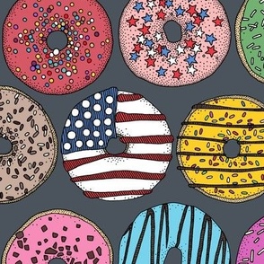 american donuts gray large