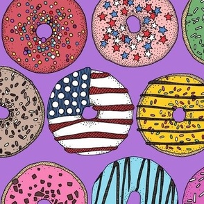 american donuts violet large