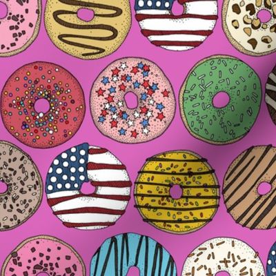 american donuts pink