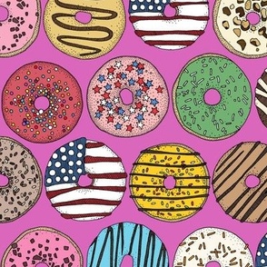 american donuts pink