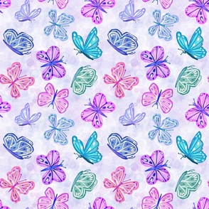 Butterfly dream-purple