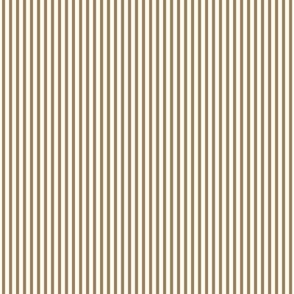 Beefy Pinstripe: Golden Brown & Cream Thin Stripe, Neutral Candy Stripe, Tiny Stripe