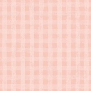 Pink on pink checkered gingham plaid