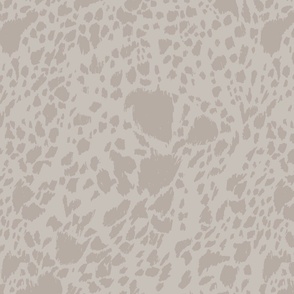 Moody Western Cow Print Design in Tan and Brown-Gray 
