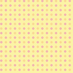 Flamestitch Dot 1 3 Inch ~ bedroom wallpaper ~ yellow ~ orange ~pink ~ kids room ~ polka dot ~ Easter ~ Spring ~ Summer