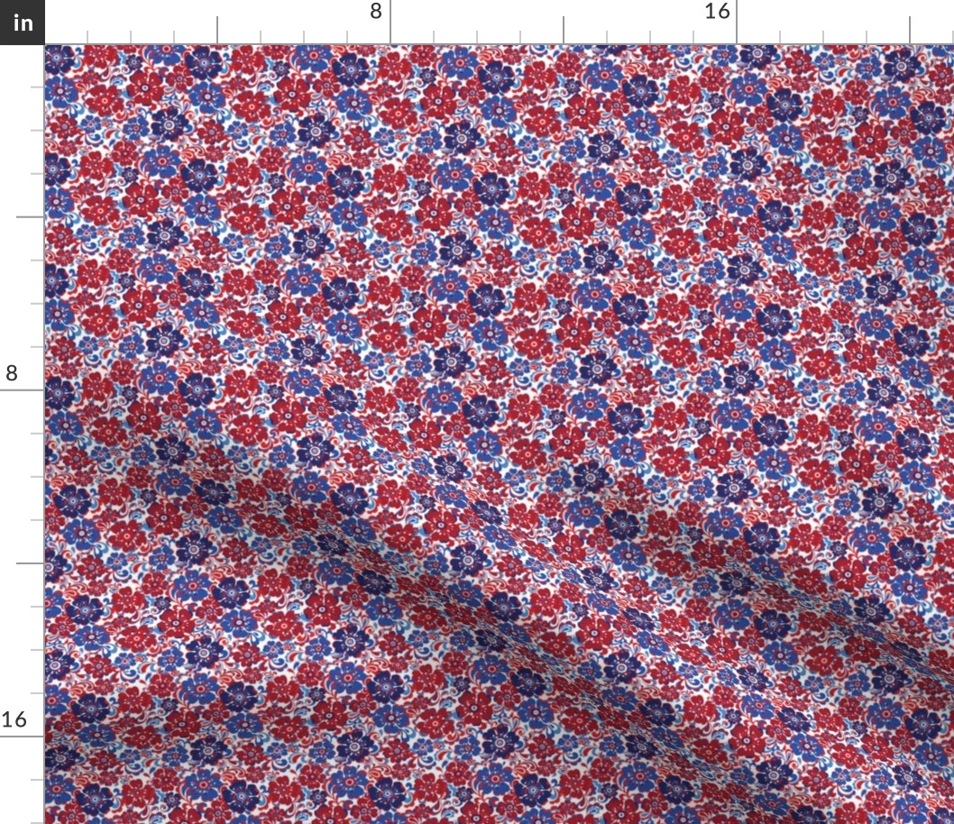 Floral Whimsy MICRO - Patriotic