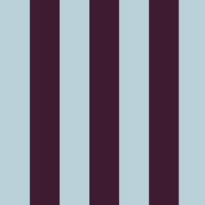 HouseofMay-bold vertical stripes wine galactic blue