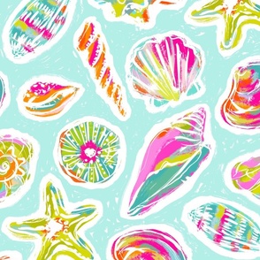 Colorful Sea Shells