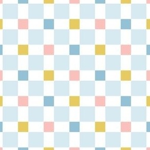 Easter pastel colored checkers