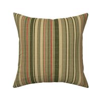 Hill Tribe classic stripe Red Green