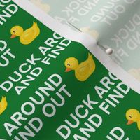 Micro - 3/4" Duck Around And Find Out 2 - Forest Green