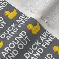 Micro - 3/4" Duck Around And Find Out 2 - Grey