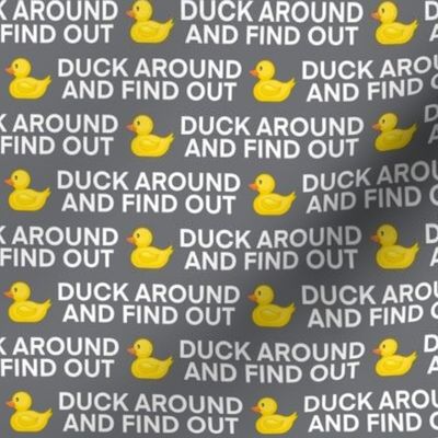 Micro - 3/4" Duck Around And Find Out 2 - Grey