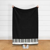 Classic Piano Keys 100" Panel (large scale)