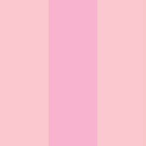 Broad Vertical Awning Cabana Stripes in Pastel pink and bubblegum Pink  - 6 inch stripes  six inch baby girl