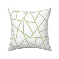 Abstract Geometric Sage on White