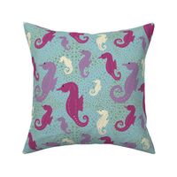 Seahorse pattern multi large scale